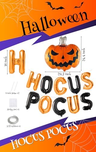 HOCUS POCUS Halloween Foil Balloon Decor