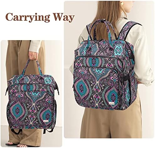 LoDrid Knitting Backpack with 3 Grommets and Steel Frame