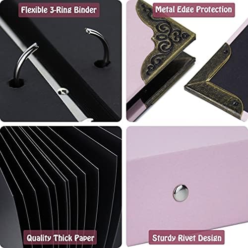 Vienrose DIY Scrapbook Album Kit 60 Pages 12x12 Inches