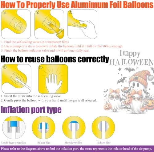Uchi Hocus Pocus Gold Balloons 18 Inch Halloween Decorations
