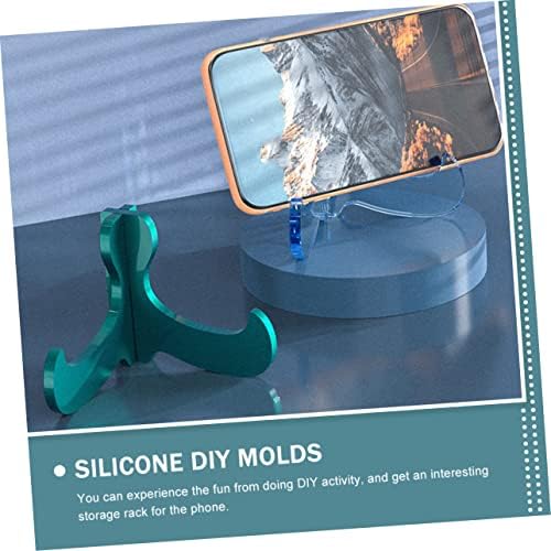 3pcs Cell Phone Easel Mold Silicone DIY Holder Stand