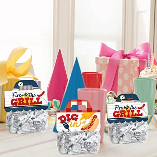 Fire Up the Grill DIY Party Favor Bags Set of 24