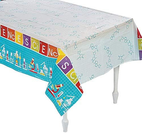 Fun Express Science Party Tablecloth - 54x108