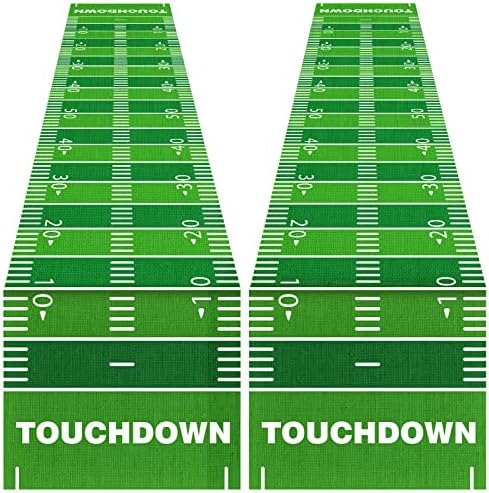 2PCS Football Table Runner Decor For Party And Dining