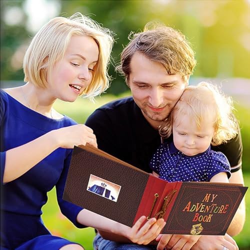 Adventure Book Diary Photo Scrapbook Hard Cover