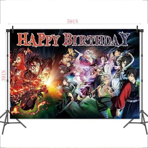 Demon Themed Birthday Party Supplies 132Pcs Set