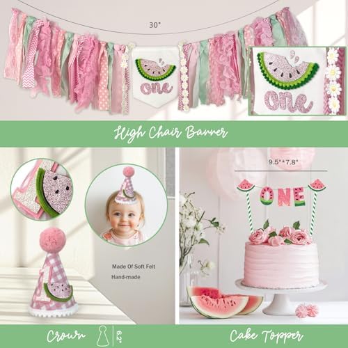 One in a Melon Birthday Party Decor Kit - 112 Pieces