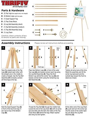 Creative Mark Lightweight Easel Stand for Art Display