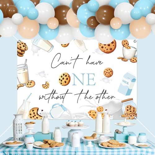 Funmemoir Twins 1st Birthday Balloon Decorations Set