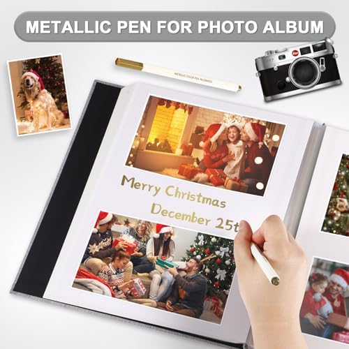 Photo Album Self Adhesive Pages for 4x6 5x7 8x10 Pictures