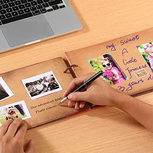 PULAISEN Adventure Book Scrapbook with 3D Color Cover