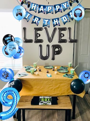 27 Piece Video Game Birthday Decor Set for Boys