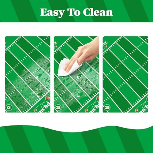 Childom Football Tablecloth 3 Pack 54x108 Inches