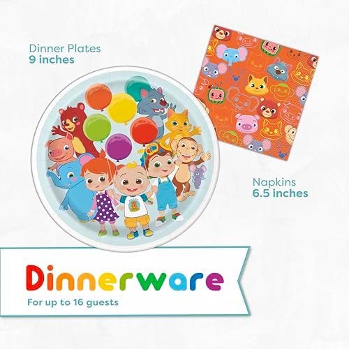 Cocomelon Birthday Decor Kit Serves 16