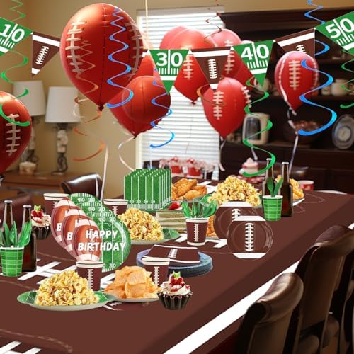 Football Themed Party Set for 24 Guests