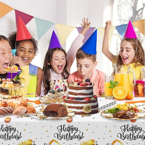 141Pcs Construction Birthday Party Supplies Set