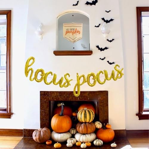 Uchi Hocus Pocus Gold Balloons 18 Inch Halloween Decorations