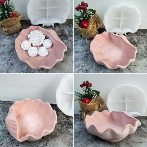 Wehous Shell Candle Holder Silicone Mold for Resin Art