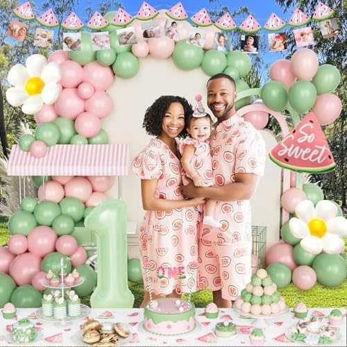 One in a Melon Birthday Party Decor Kit - 112 Pieces