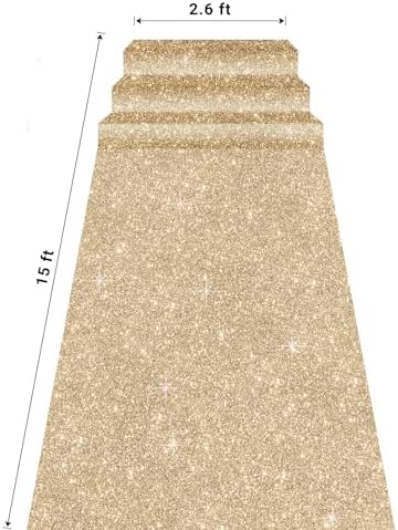 Glitter Carpet Runner for Events - 26FTx15FT