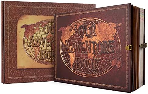 JIMBON Adventure Book Scrapbook 180 Pages Photo Album