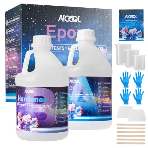 Aicool Epoxy Resin Table Top Kit 1 Gallon