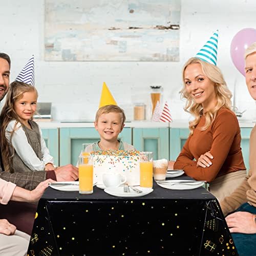 TURSTIN 2 Pack Happy Birthday Tablecloths