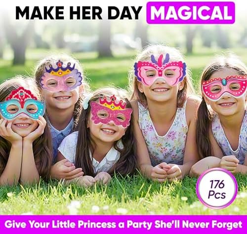 GLO-X Princess Glow Party Pack 176 PCS