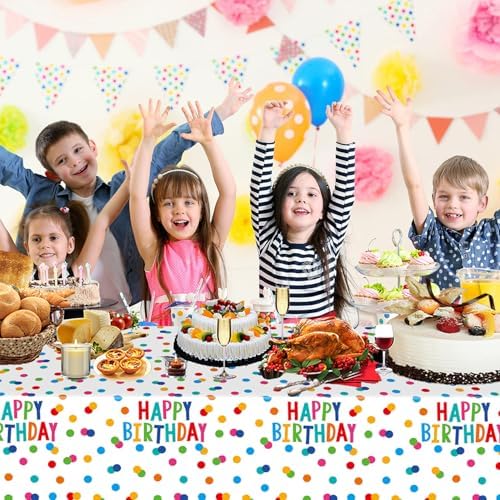 T-Antrix 3 Pack Happy Birthday Tablecloth