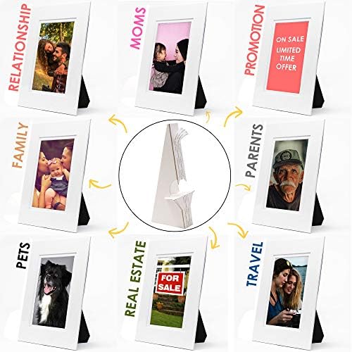 Lineco 25-Pack White Easel Backs for Art and Photos