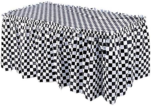 Andersons Black and White Checkered Banquet Roll 1950s Style