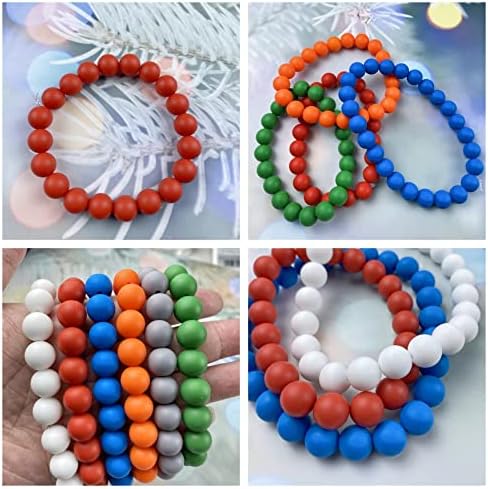 Pink Silicone Beads 100pcs 9mm Round for DIY Jewelry Making