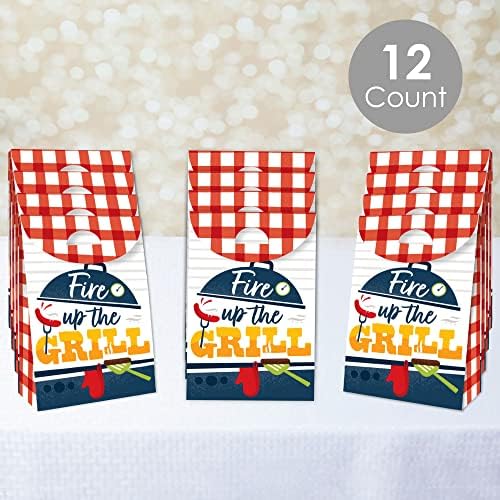Fire Up the Grill Party Goodie Bags Set of 12
