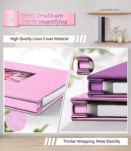 Artfeel Photo Album 60 Pages Linen Cover with Display Window