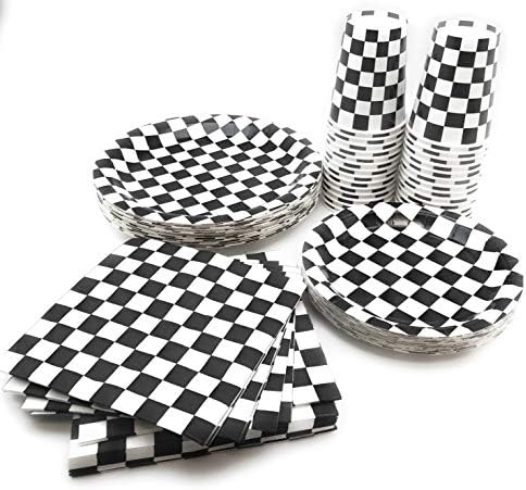 Oojami 120 Piece Race Car Party Pack