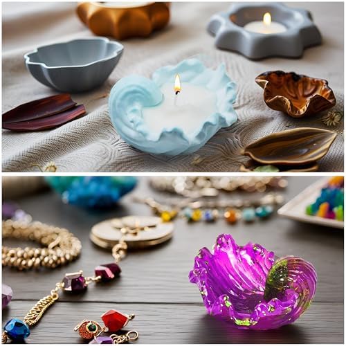 Conch Shell Resin Mold for DIY Jewelry Candle Holders