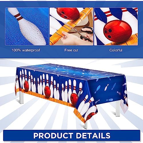 Preboun 2 Pcs Bowling Tablecloth 51x87 Inches