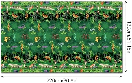3 Pcs Reptile Swamp Tablecloth for Birthday Party Decor