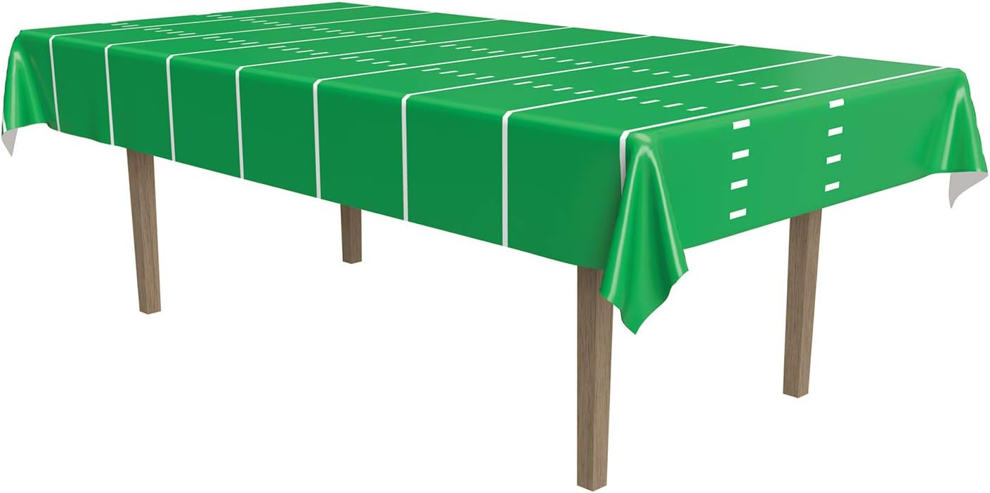Beistle Game Day Football Tablecover 108x54