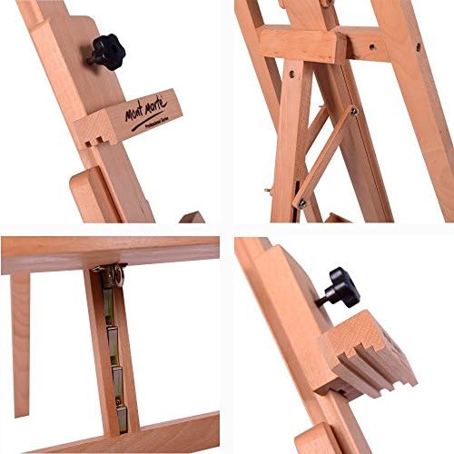 Mont Marte Floor Easel with Tilt Bech Wood