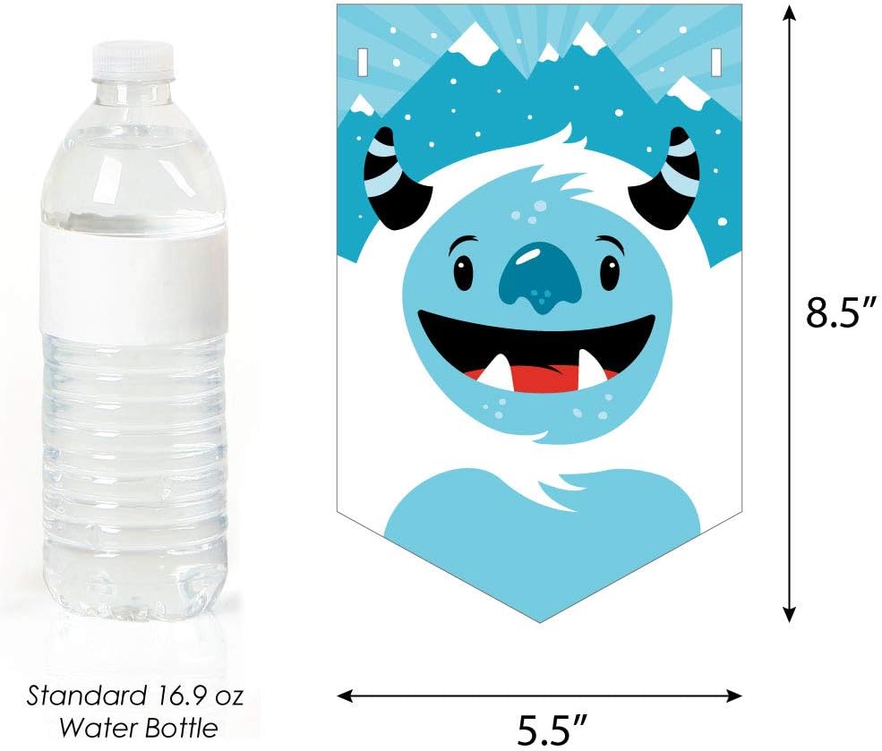 Big Dot of Happiness Yeti to Party Bunting Banner