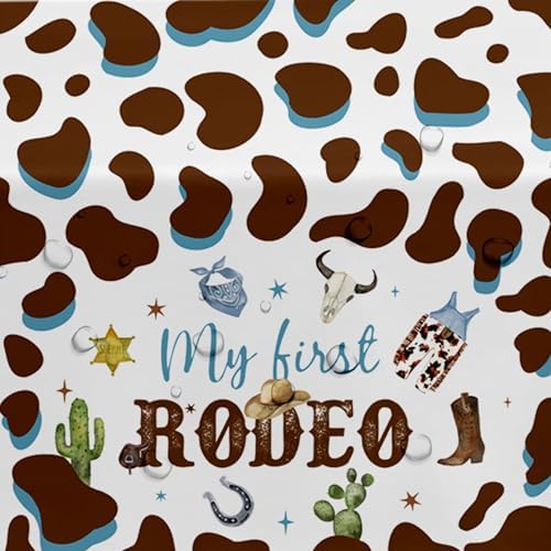 My First Rodeo Birthday Party Tablecloth Set
