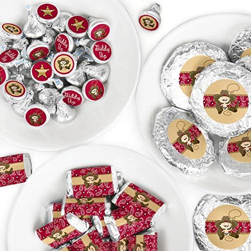 Big Dot of Happiness Little Cowboy Candy Favor Kit 304 Pieces