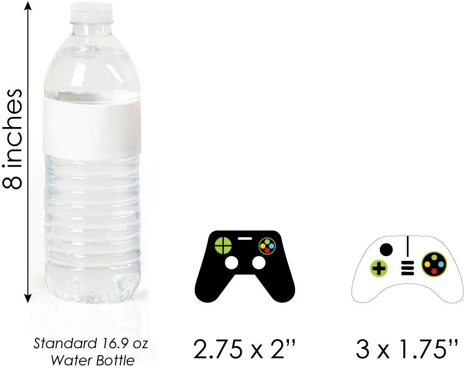 Game Zone DIY Pixel Party Cut Outs 24 Count