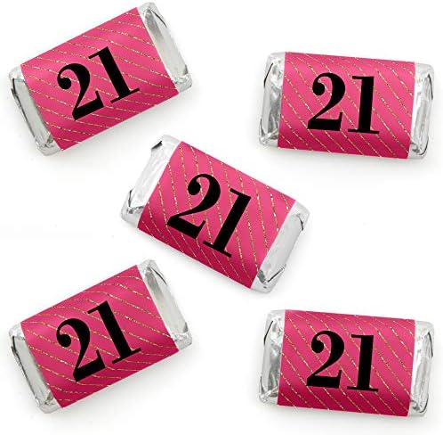 Finally 21 Girl Mini Candy Bar Wrappers 40 Count