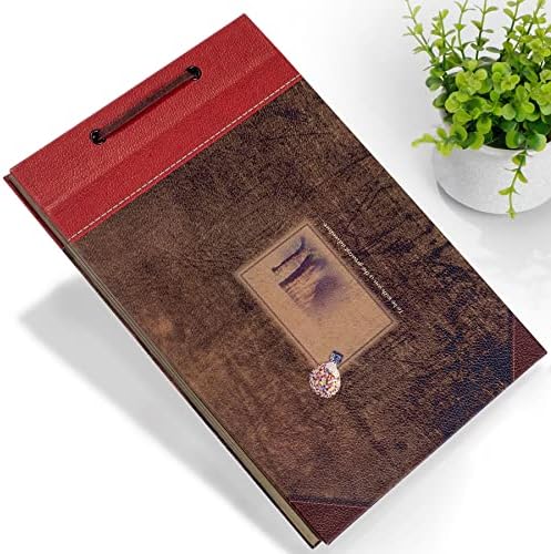 PULAISEN Adventure Book Scrapbook with 3D Color Cover