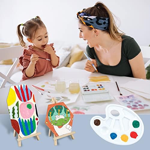 PHUNTTEK 30 Pack Canvas Panels for Painting Art Supplies Kit