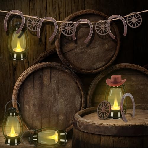 Western Themed Party Decor Set 61pcs Cowboy Party Decorations
