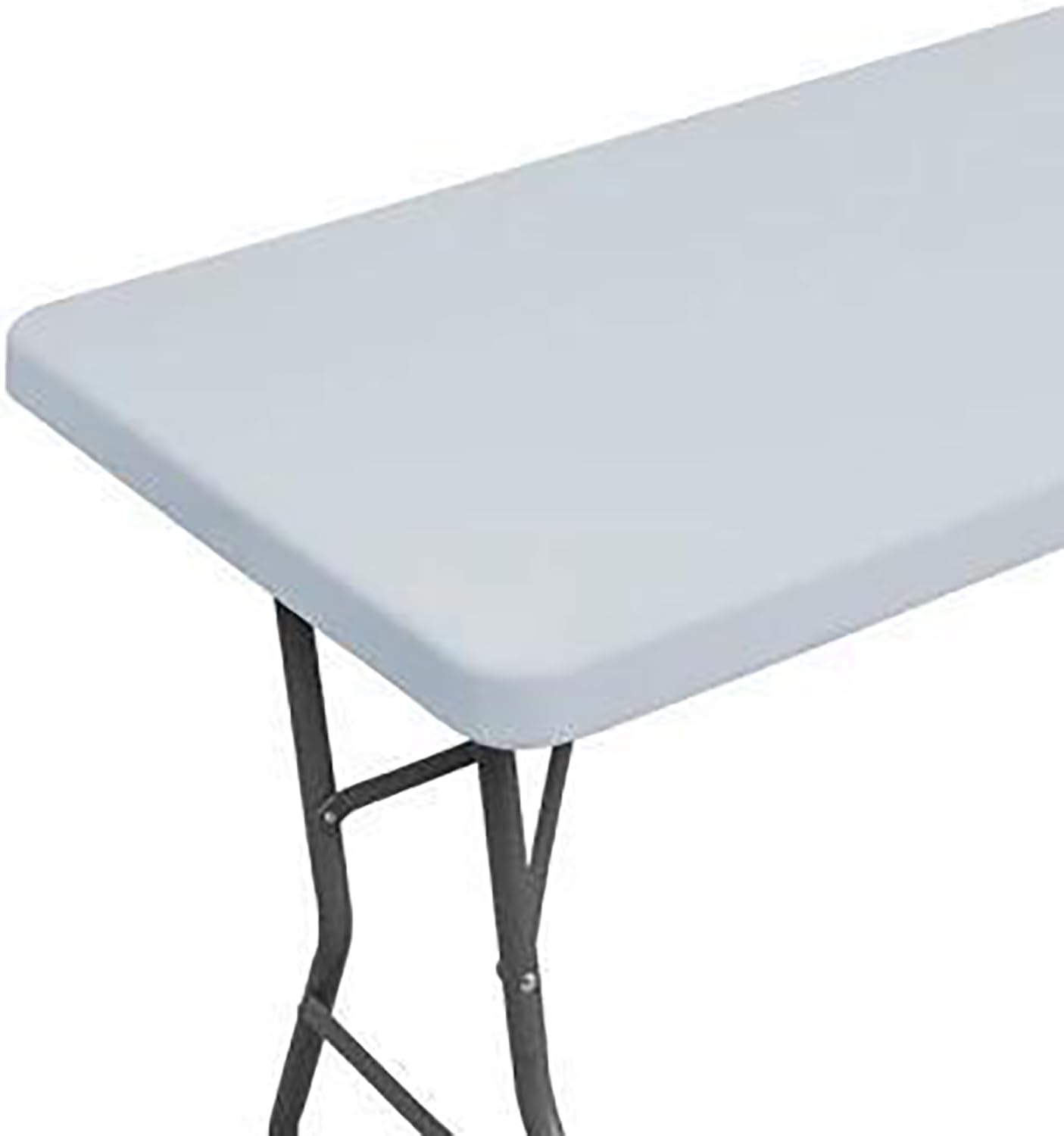 Stretchy Gray Table Cover for 8ft Tables