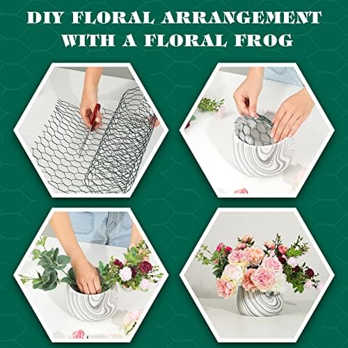 Amylove 2 Pack Chicken Wire for Floral Arrangements 06 Inch